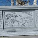长治 芝麻白大型照壁，屏风，影壁
