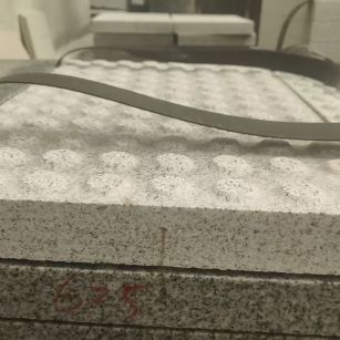 长治 芝麻白花岗岩6.0公分荔枝面五轴加工雕刻盲点