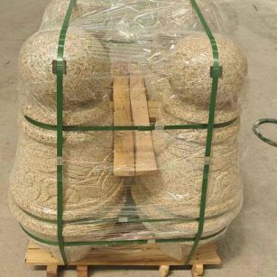 长治 黄金麻异形定制雕花——棒棒糖挡车柱