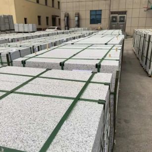 长治 白麻花岗岩5.0公分荔枝面地铺石