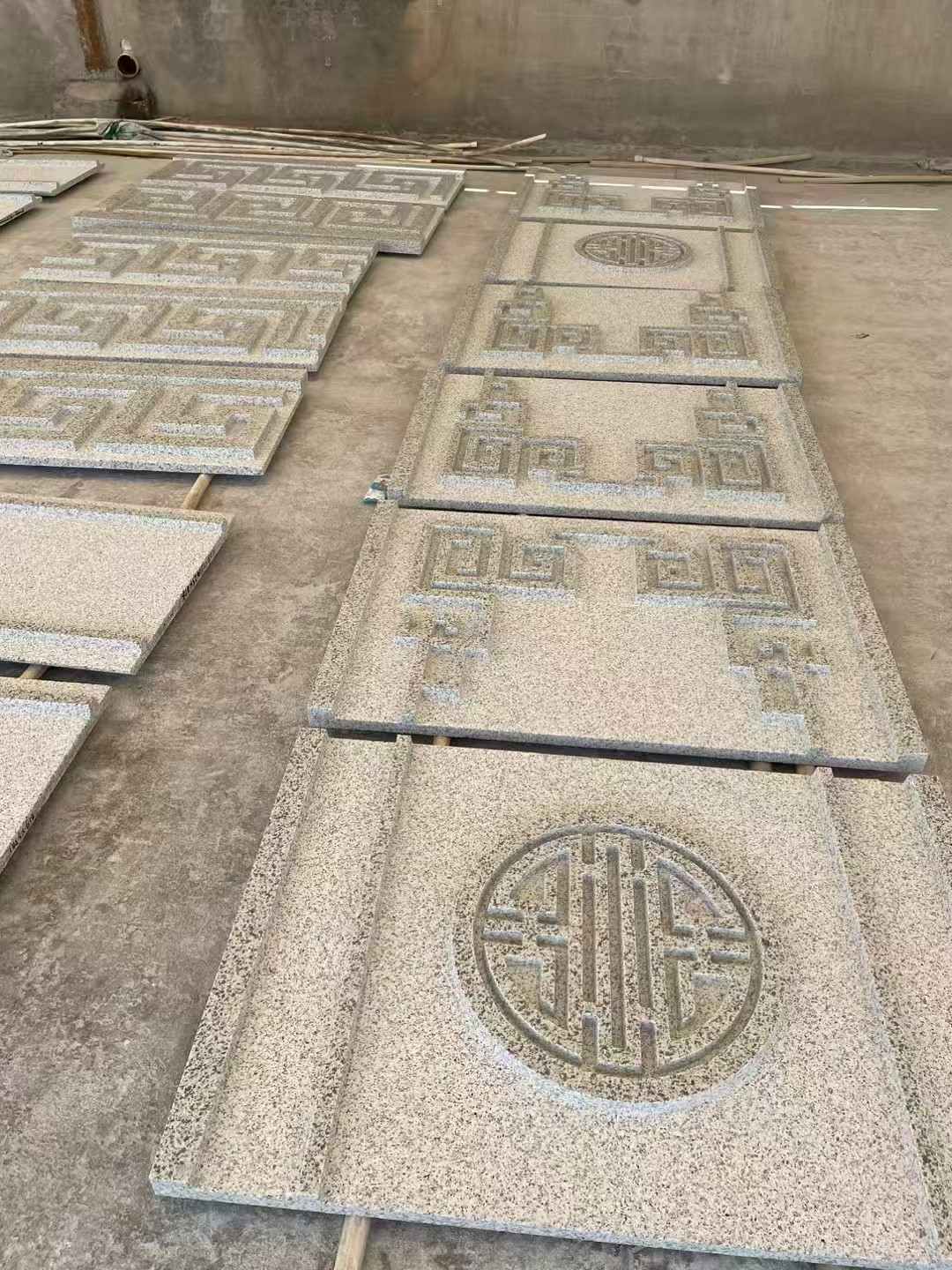 长治 白麻花岗岩外墙立面雕刻板