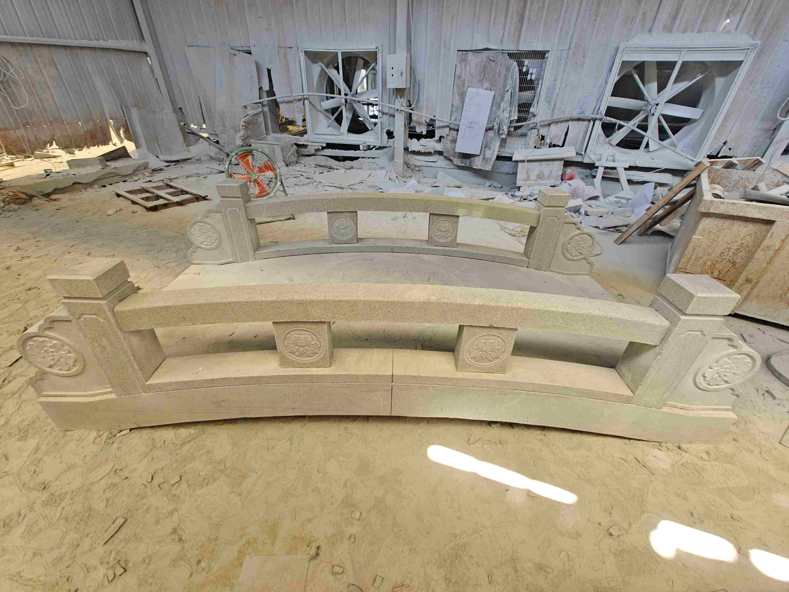 长治 芝麻灰花岗岩异形加工-拱桥，石桥