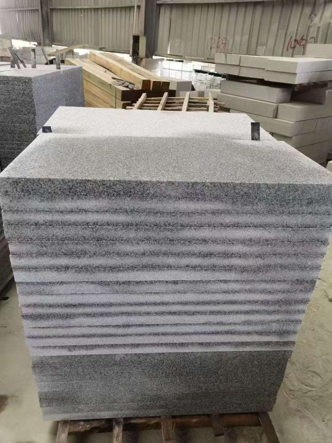 长治 芝麻白5公分火烧地铺成品，900*400，规格可定制