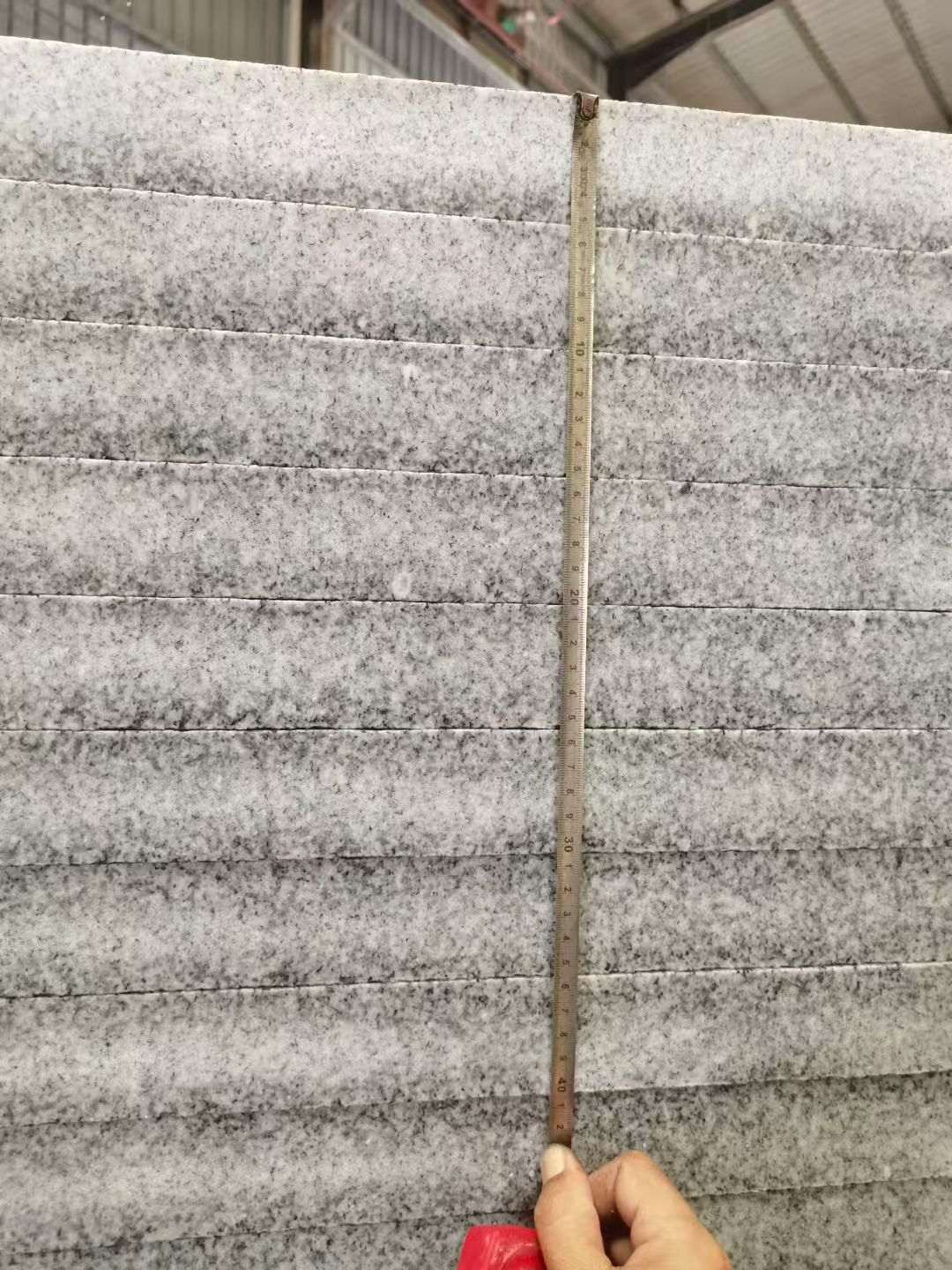 长治 芝麻白火烧成品厚薄均匀，B料价格接近A料质量