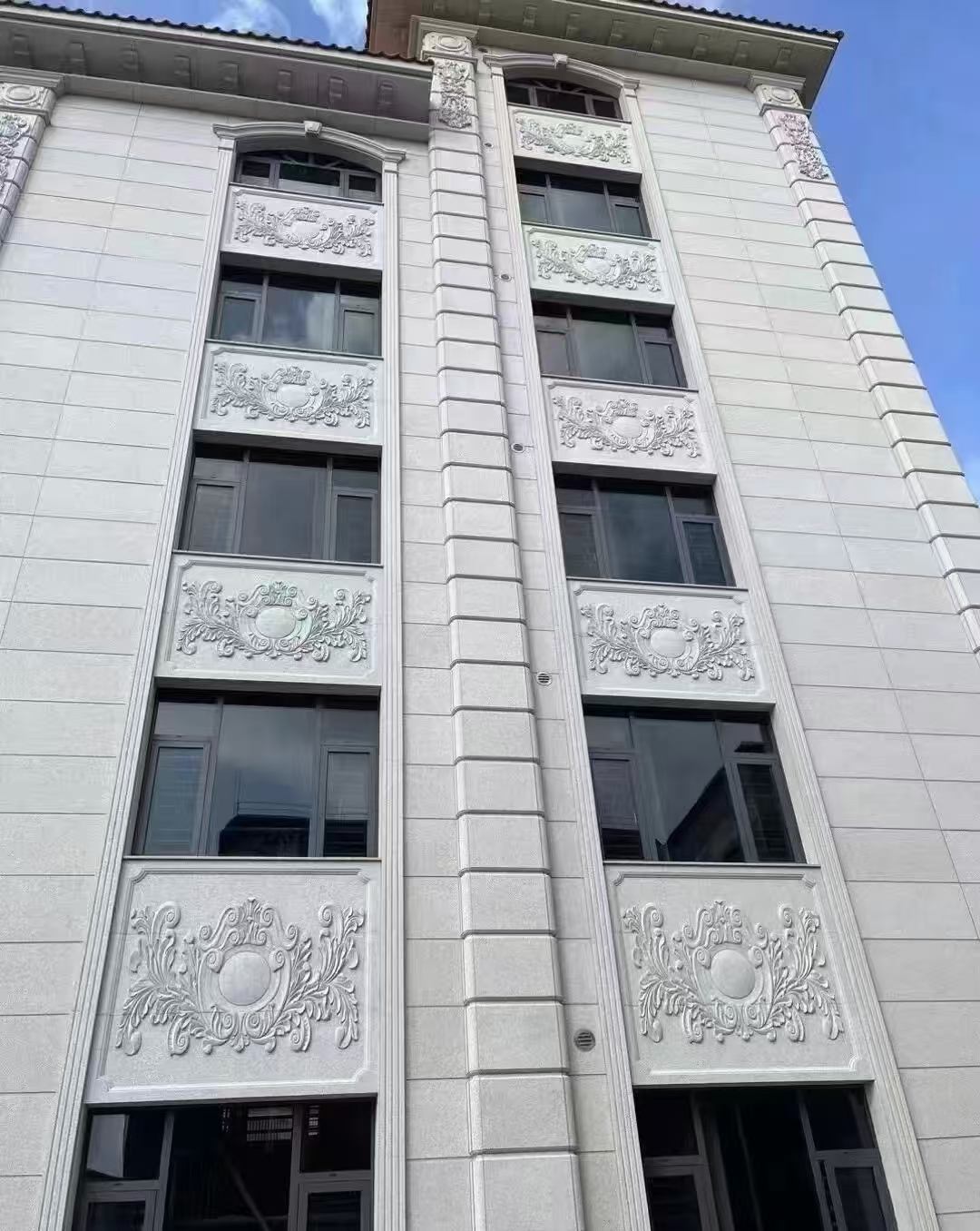 长治 白麻荔枝面花岗岩别墅外墙干挂