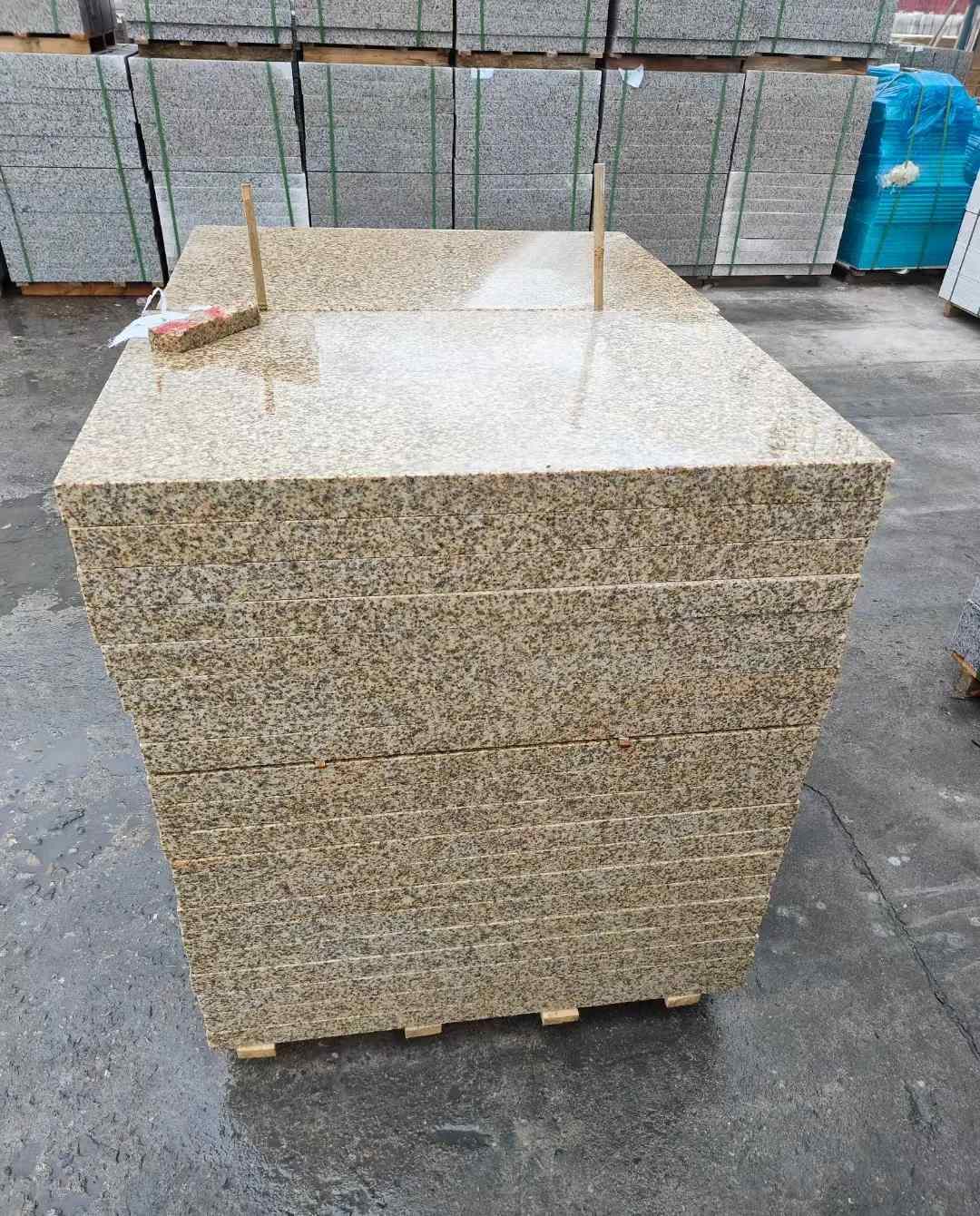 长治 湖北黄金麻花岗岩石材荔枝面外墙石材