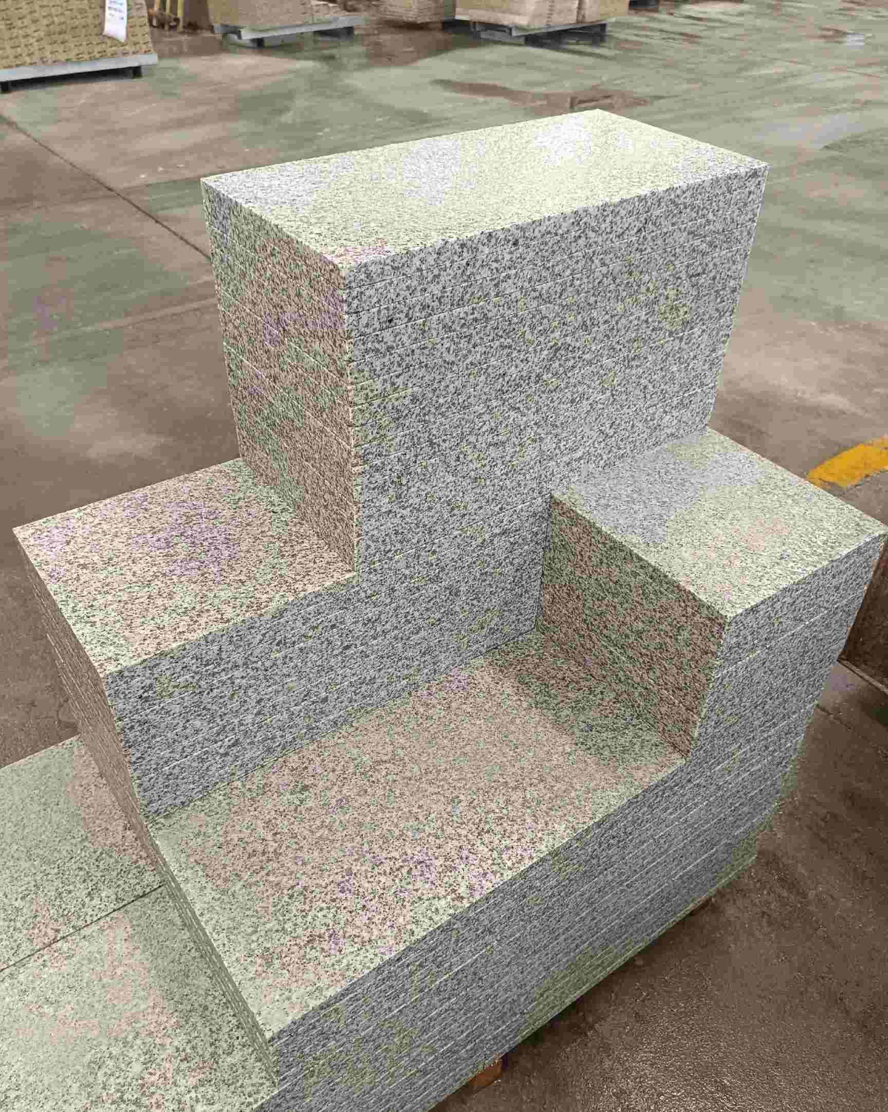 长治 白麻花岗岩荔枝面地铺石